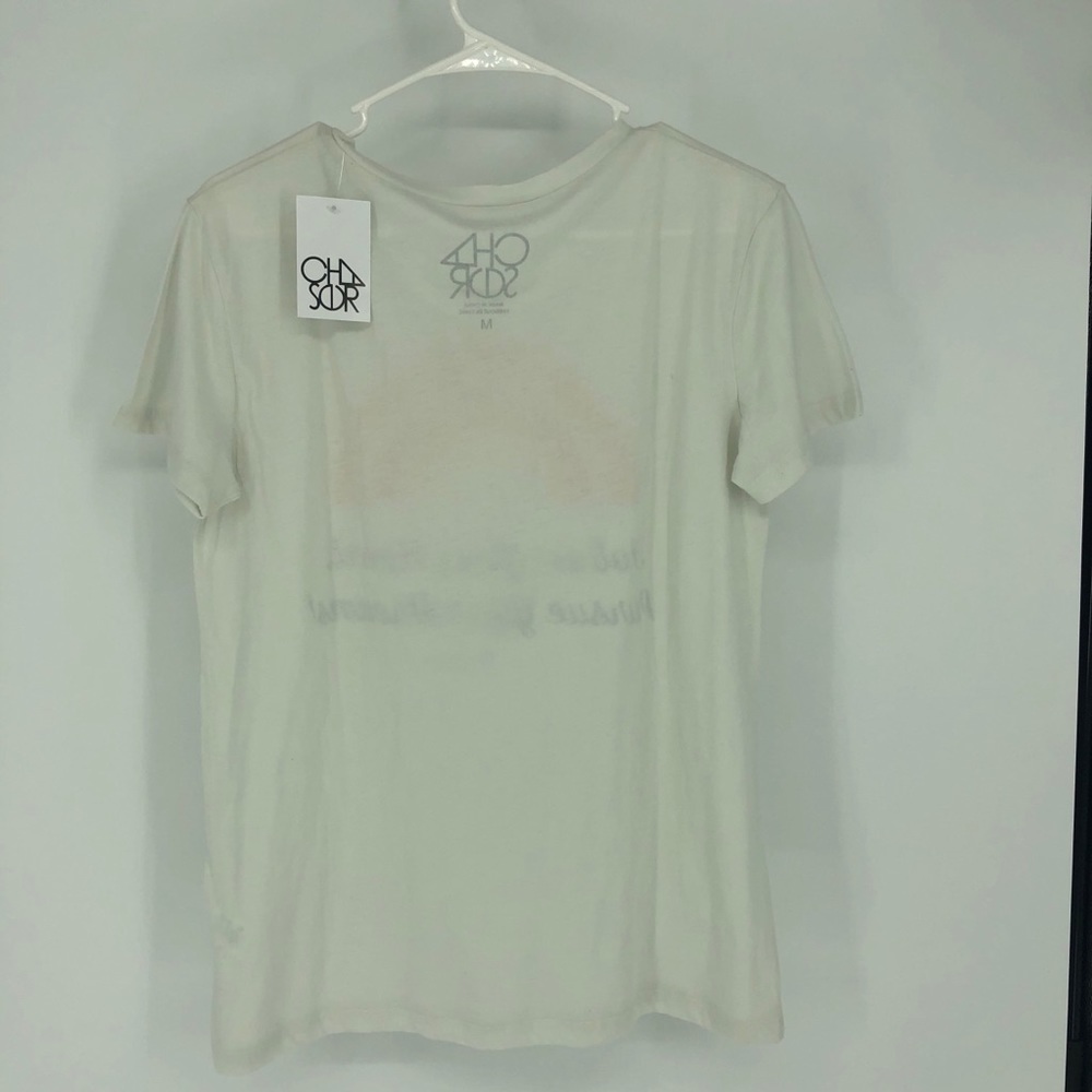 CHASER NEW Follow Your Heart Graphic Tee Shirt S/M - Picture 4 of 8